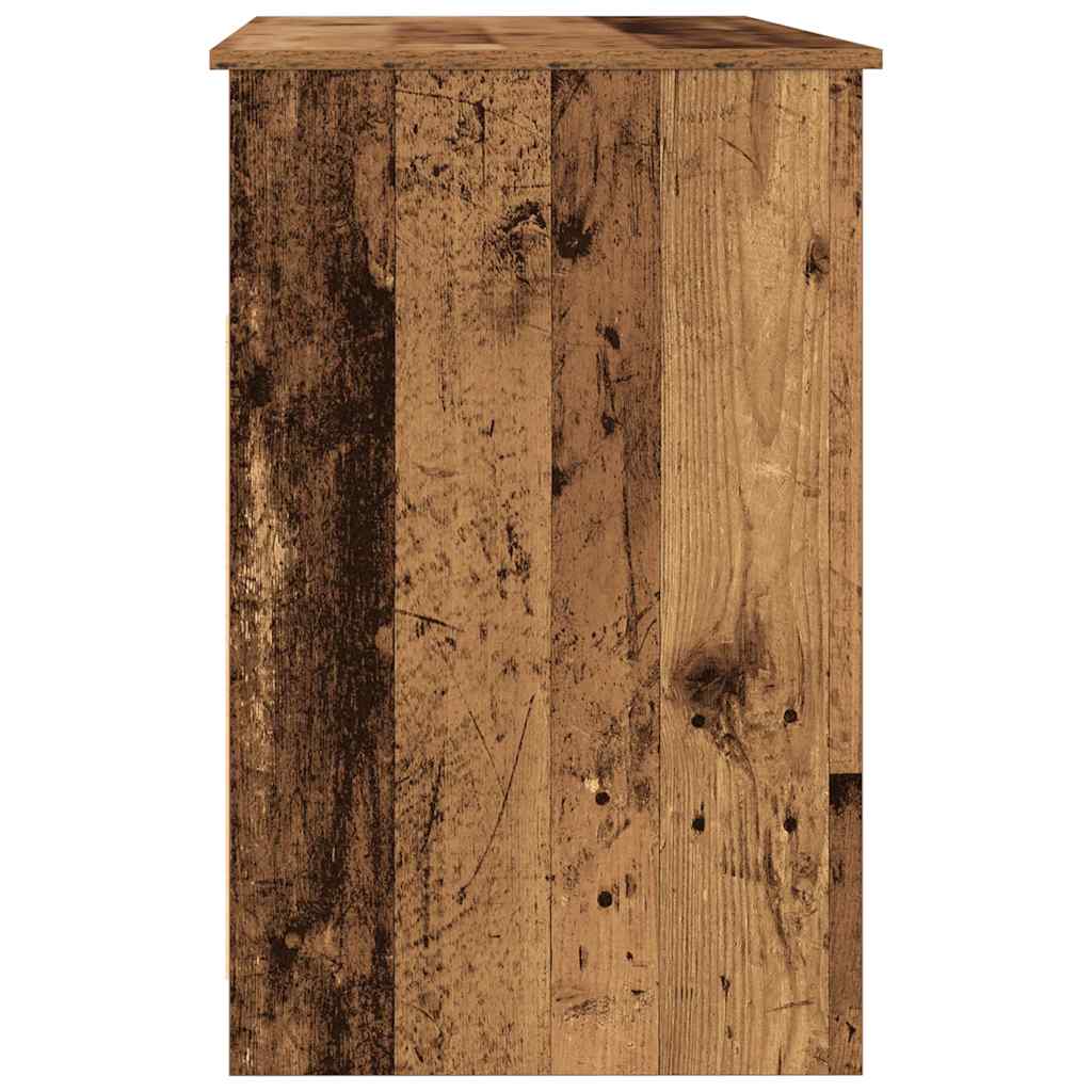 Rustic Engineered Wood Desk, 102x76x50 cm, Vintage Finish