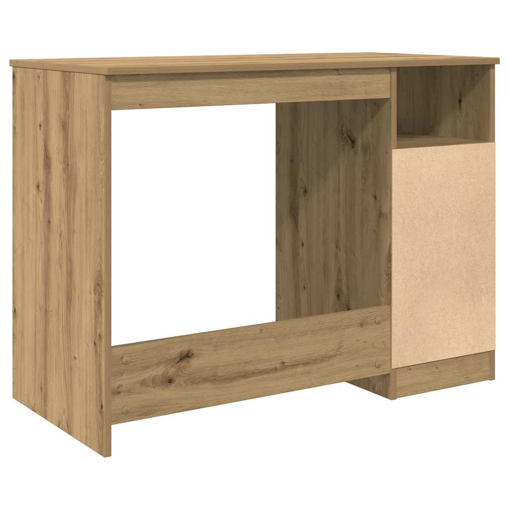 Elegant Desk Artisan Oak, 102x76x50 cm, Engineered Wood