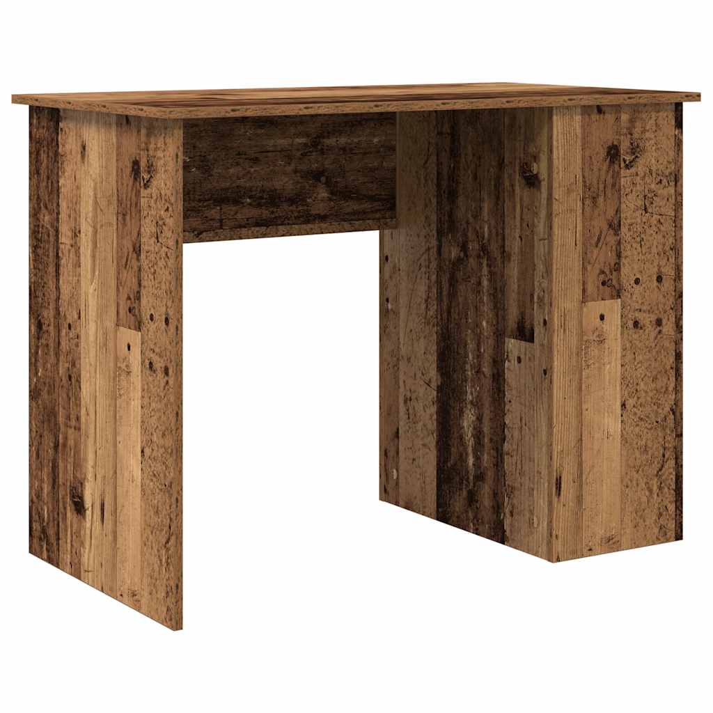 Vintage Engineered Wood Desk, 100x55x75 cm, Rustic Charm