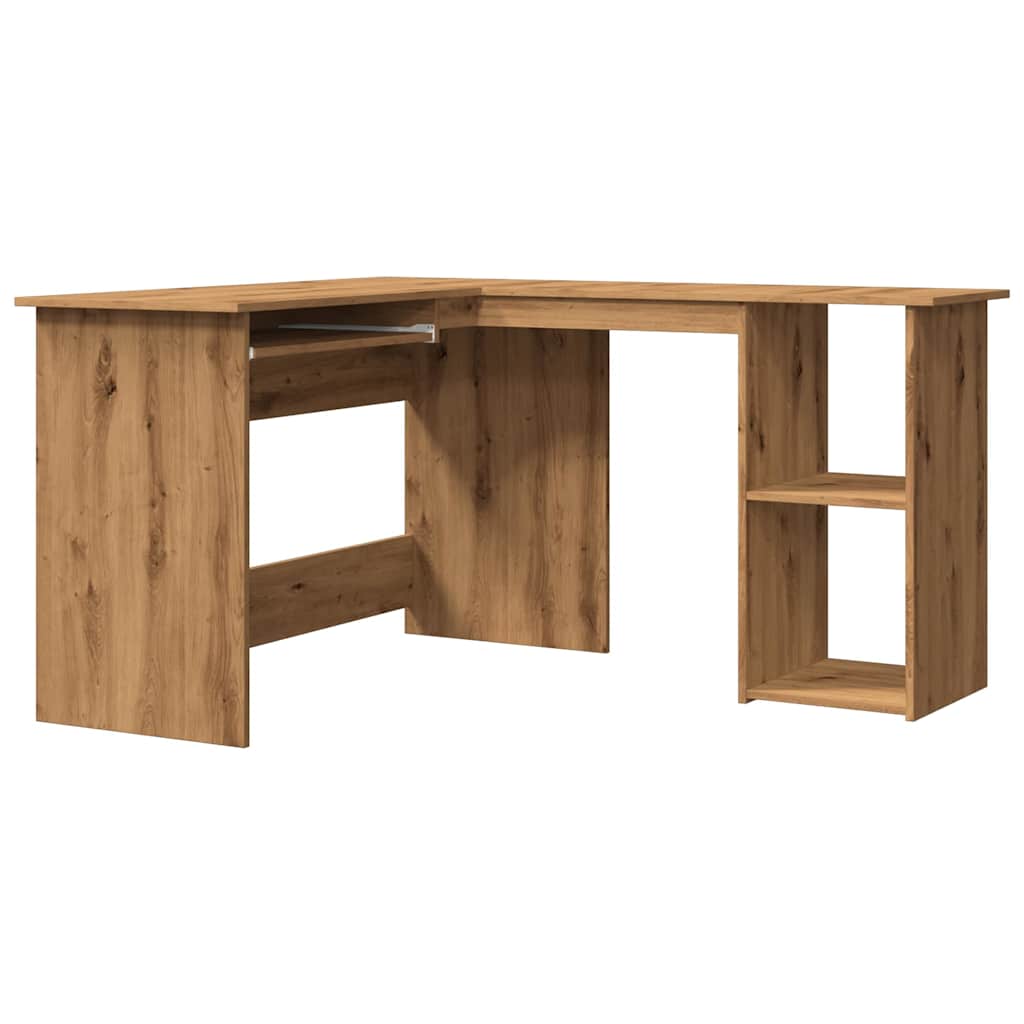 Corner Desk Artisan Oak - Engineered Wood, 120x140x75 cm