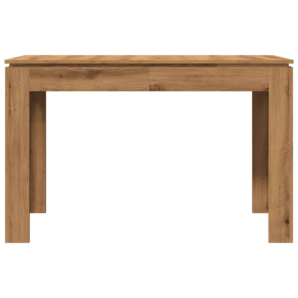 Artisan Oak Dining Table 120x60x76 cm - Engineered Wood Finish