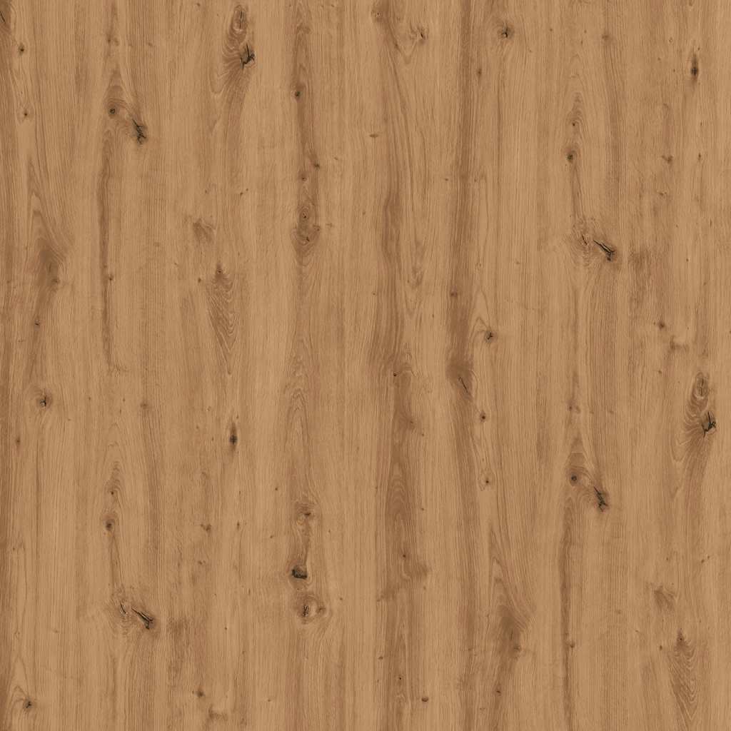 Artisan Oak Dining Table 120x60x76 cm - Engineered Wood Finish