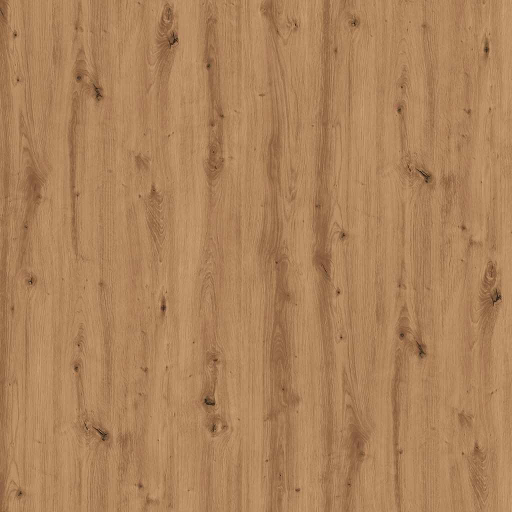 Compact Artisan Oak Desk - Engineered Wood, 100x50x76 cm