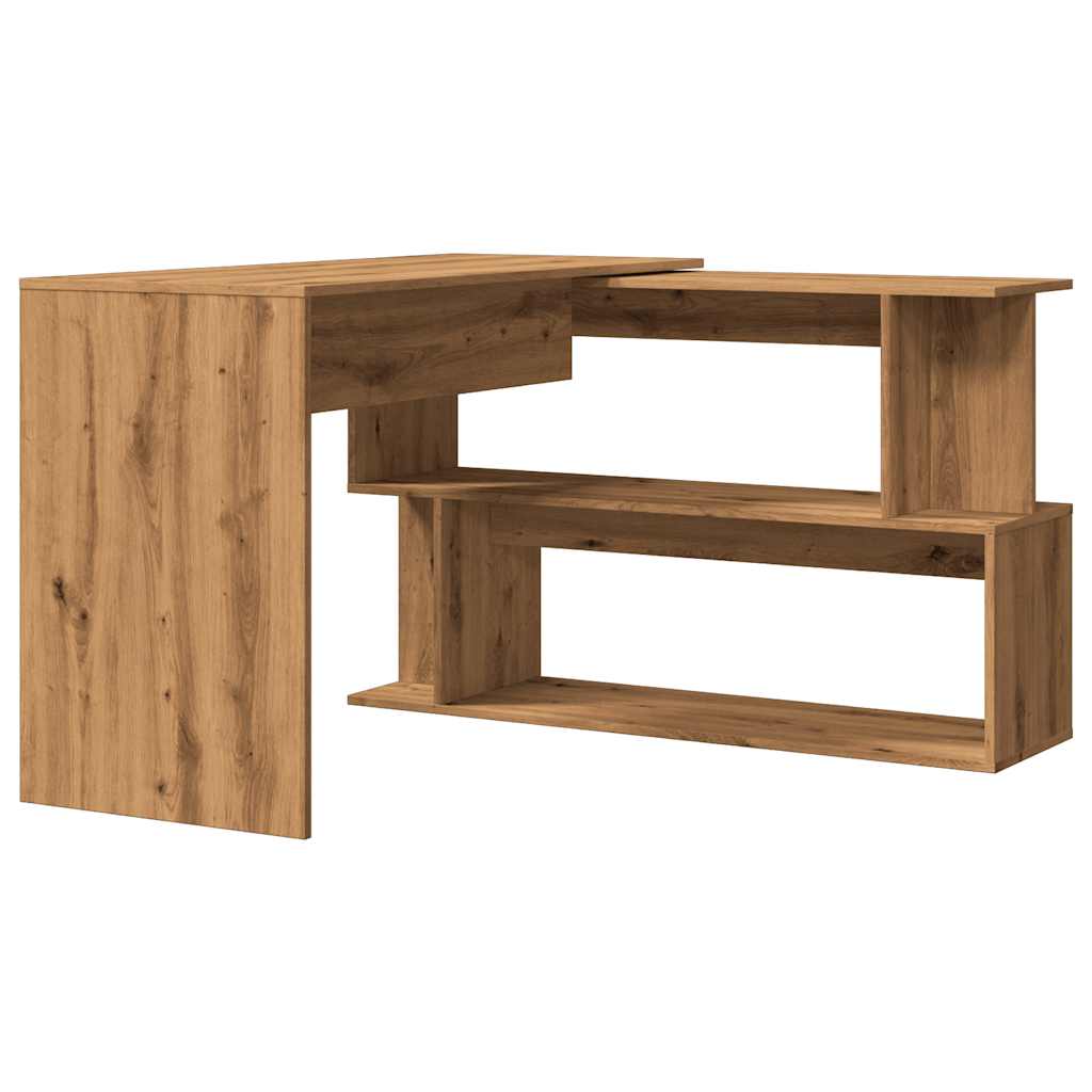 Artisan Oak Corner Desk 200.5x50x76cm - Engineered Wood