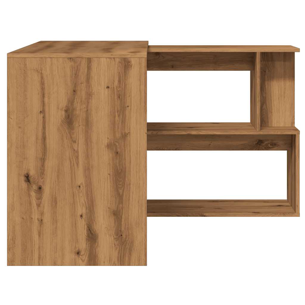 Artisan Oak Corner Desk 200.5x50x76cm - Engineered Wood