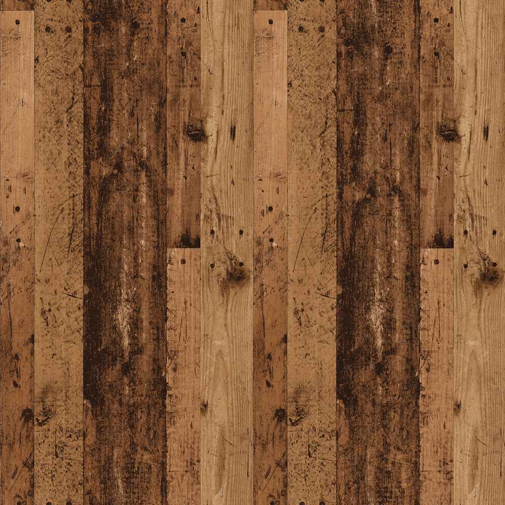 Vintage Writing Desk - 140x50x77 cm, Rustic Engineered Wood