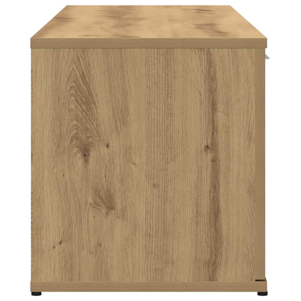 TV Cabinet Artisan Oak 120x34x37 cm Engineered Wood