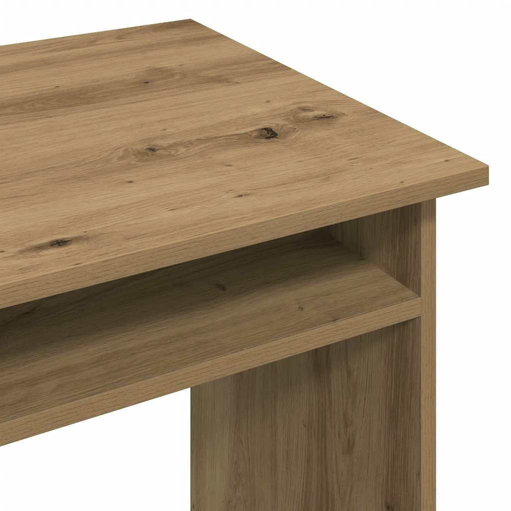 Sleek Oak Desk 90x50x74 cm - Engineered Wood