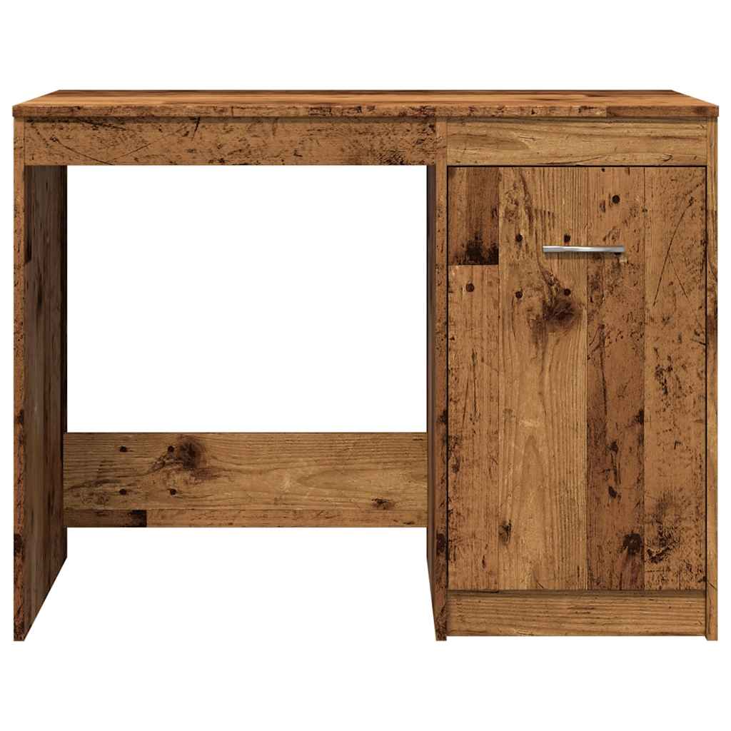 Rustic Engineered Wood Desk, 100x50x76 cm, Vintage Finish