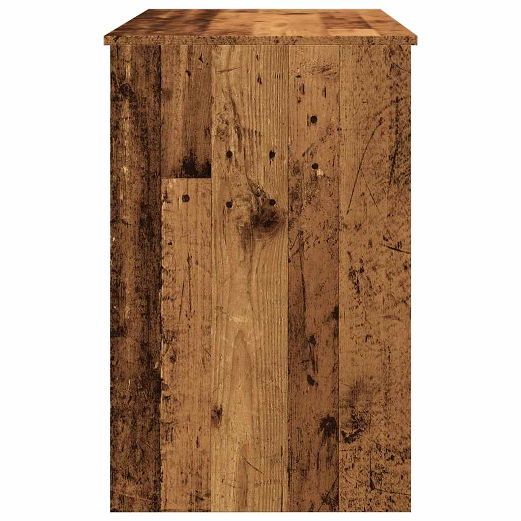 Rustic Engineered Wood Desk, 100x50x76 cm, Vintage Finish