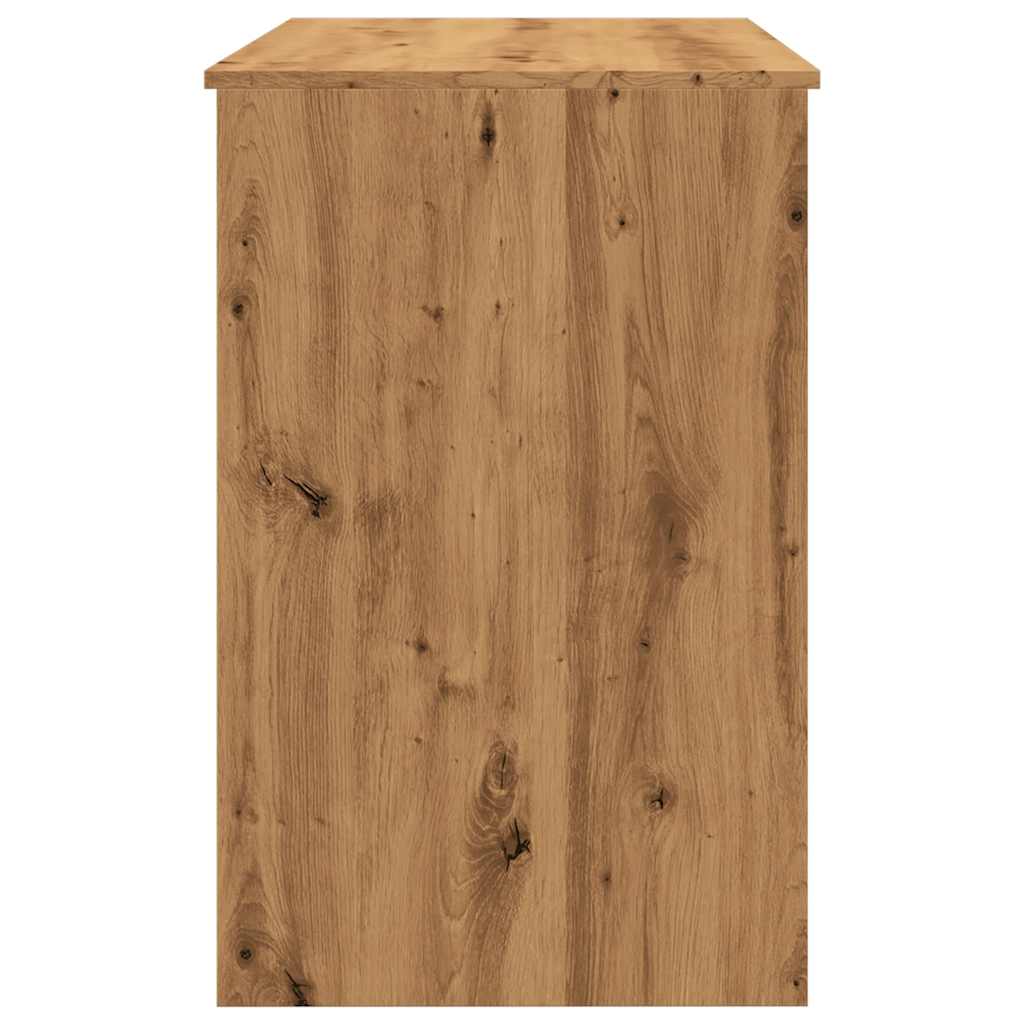 Oak Engineered Wood Desk Artisan 100x50x76 cm