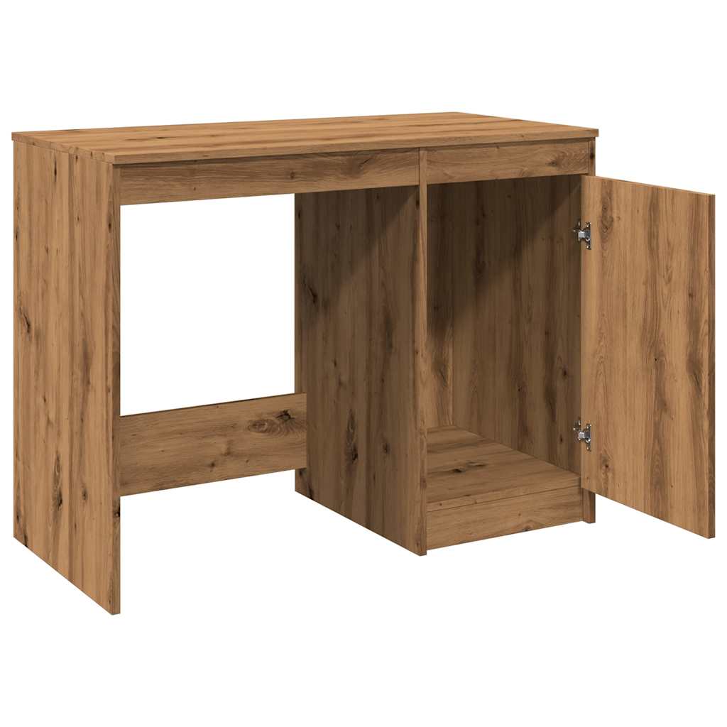 Oak Engineered Wood Desk Artisan 100x50x76 cm