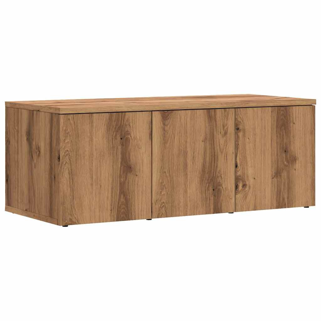 TV Cabinet Artisan Oak 80x34x30 cm Engineered Wood