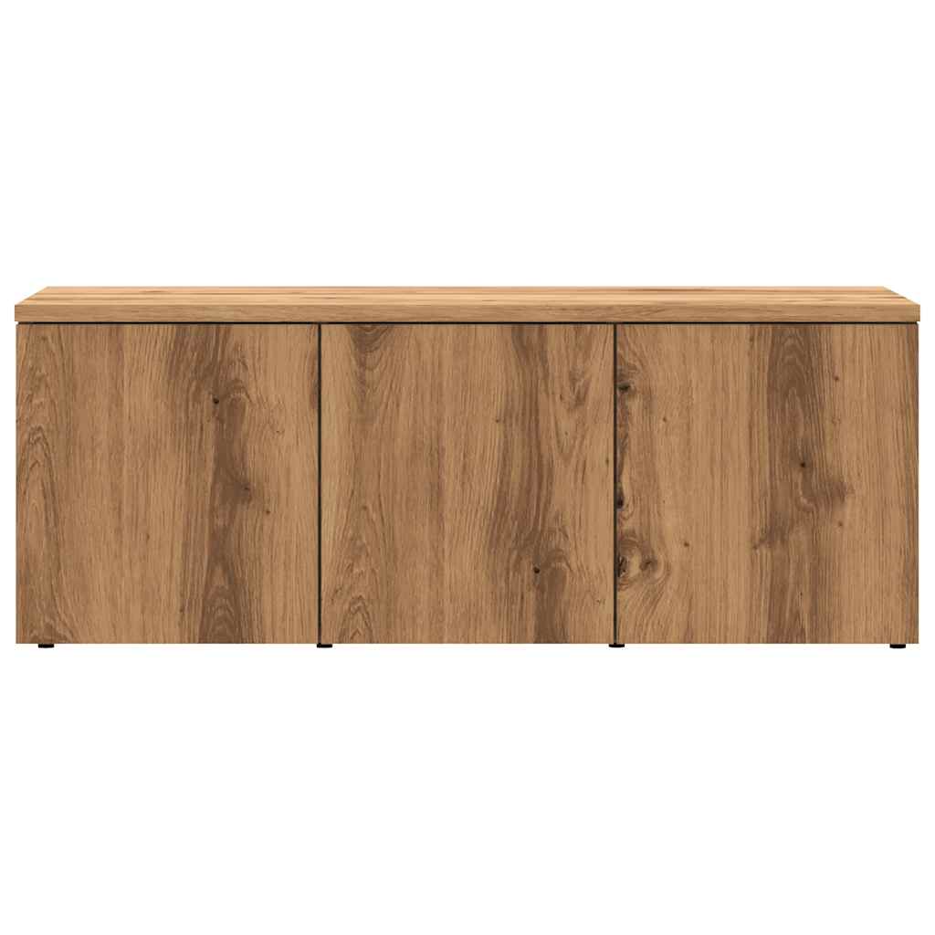 TV Cabinet Artisan Oak 80x34x30 cm Engineered Wood