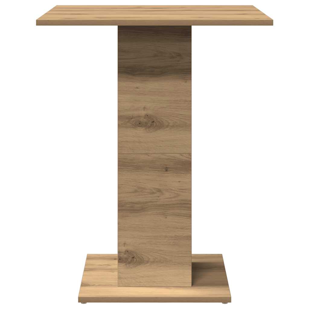 Artisan Oak Bistro Table 60x60x75 cm - Engineered Wood Elegance