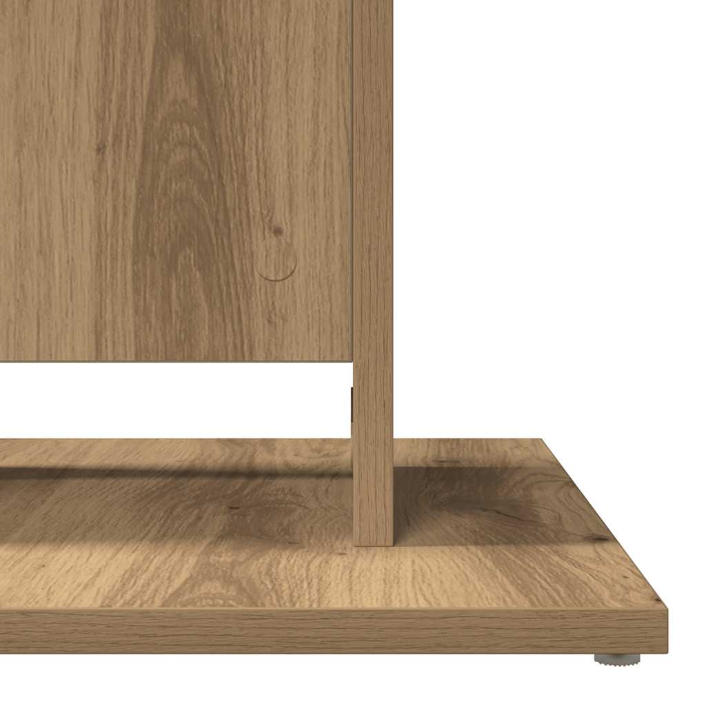 Artisan Oak Bistro Table 60x60x75 cm - Engineered Wood Elegance