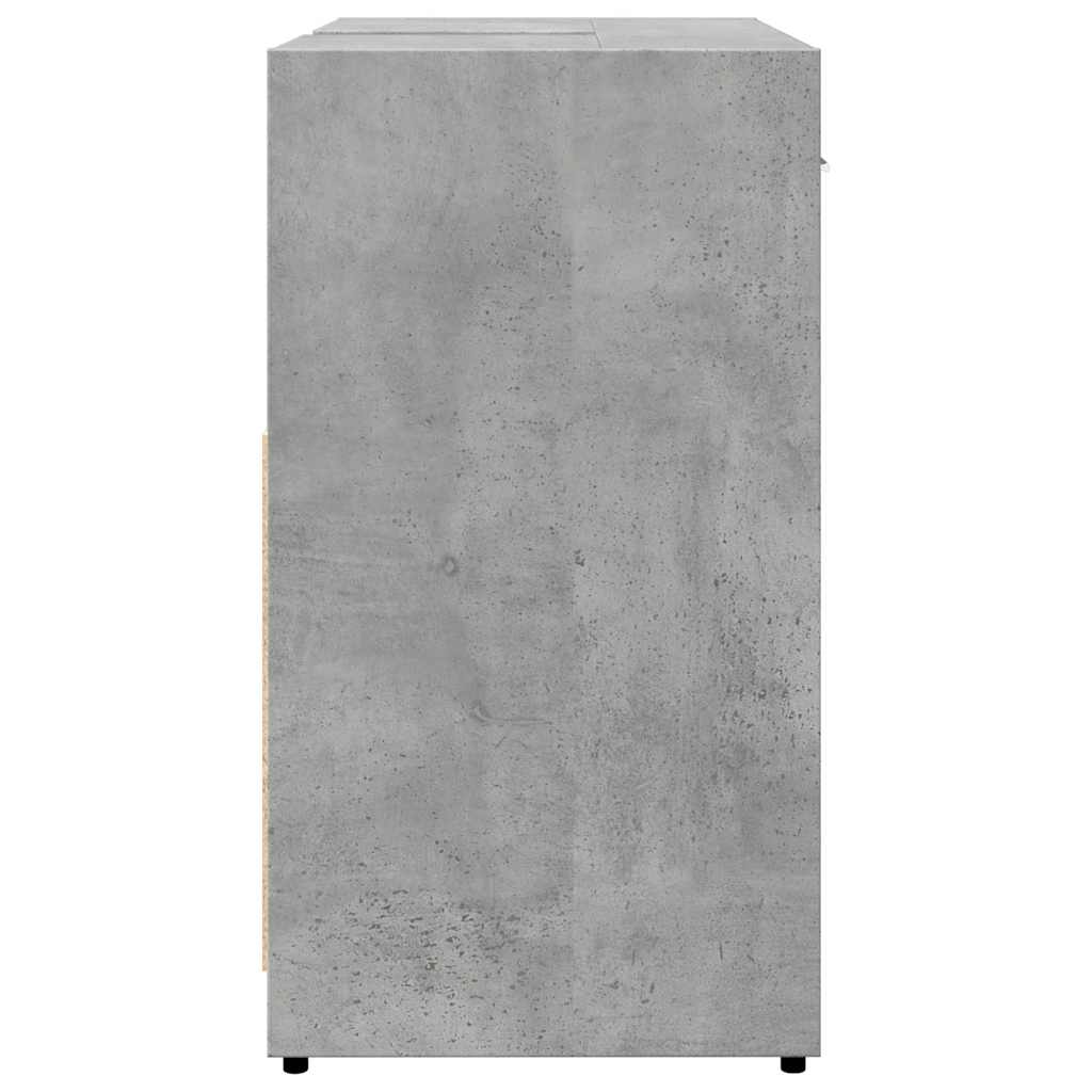 Concrete Grey Bathroom Sink Cabinet 60x33x60 cm - Engineered Wood