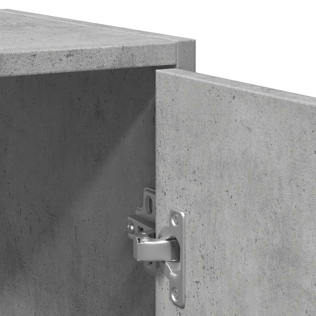 Concrete Grey Bathroom Sink Cabinet 60x33x60 cm - Engineered Wood