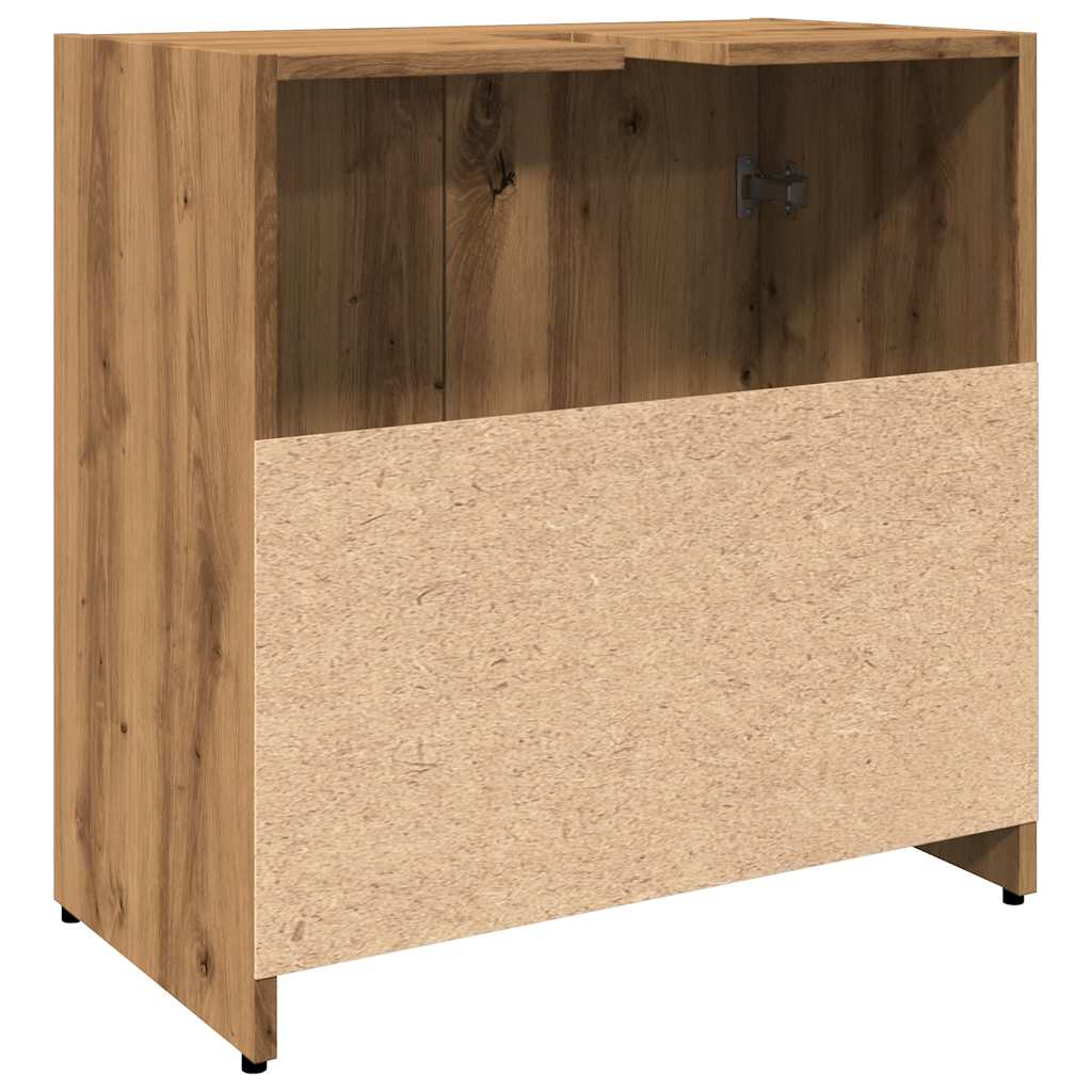 Artisan Oak Bathroom Sink Cabinet 60x33x60 cm | Engineered Wood