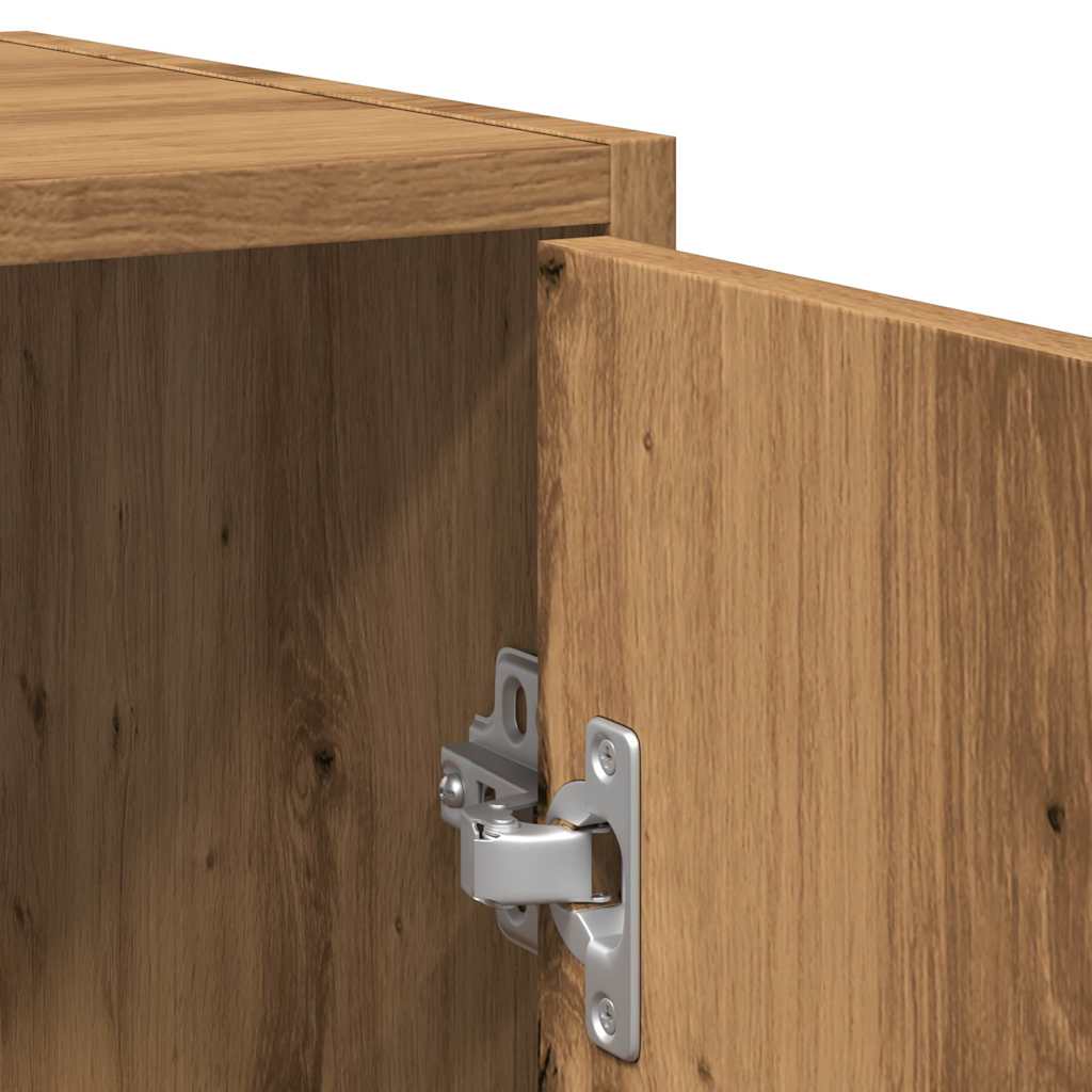Artisan Oak Bathroom Sink Cabinet 60x33x60 cm | Engineered Wood