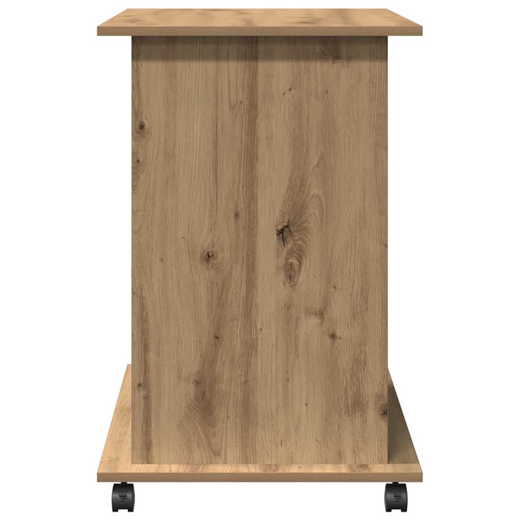 Artisan Oak Computer Desk 80x50x75 cm - Engineered Wood