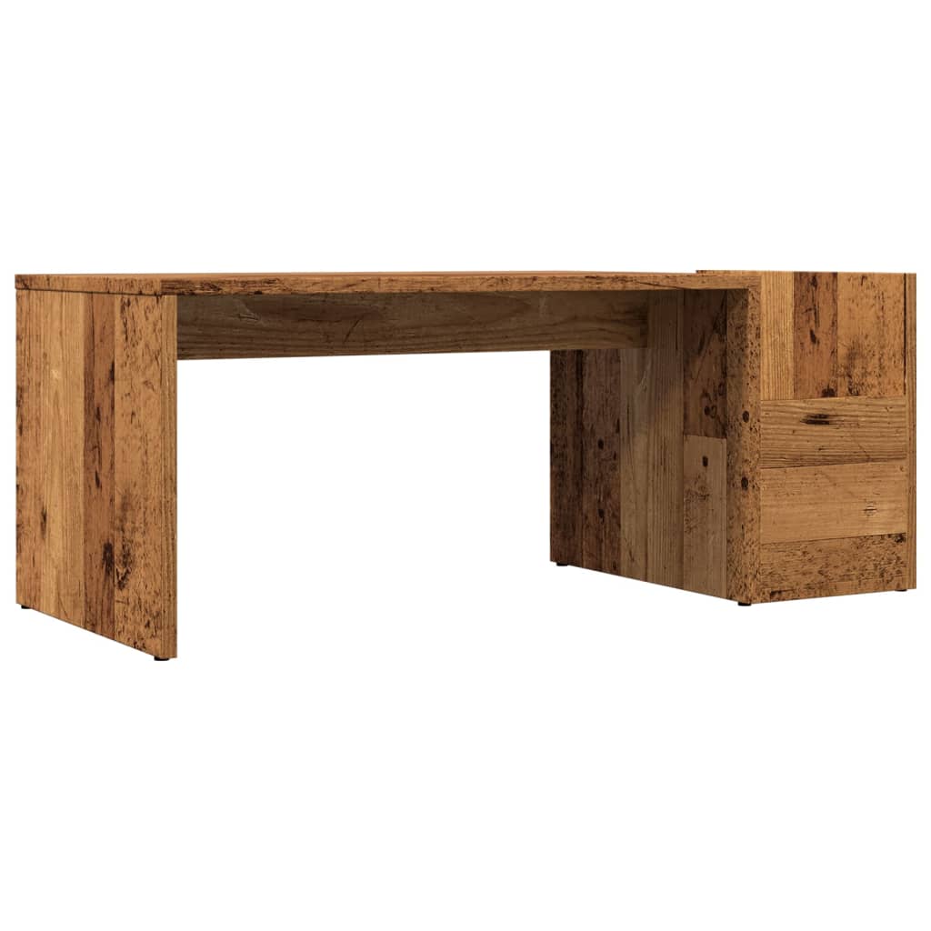 Coffee Table Old Wood 90x45x35 cm Engineered Wood