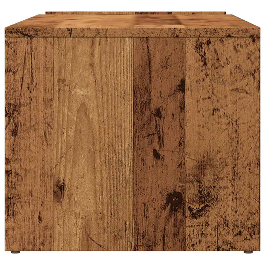 Coffee Table Old Wood 90x45x35 cm Engineered Wood