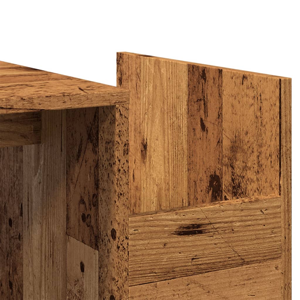 Coffee Table Old Wood 90x45x35 cm Engineered Wood