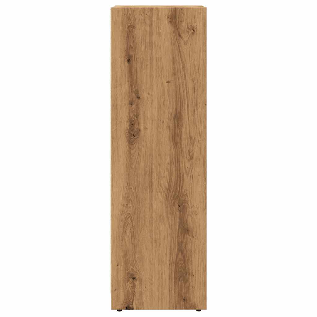 Artisan Oak Bathroom Cabinet, Engineered Wood, 30x30x95 cm