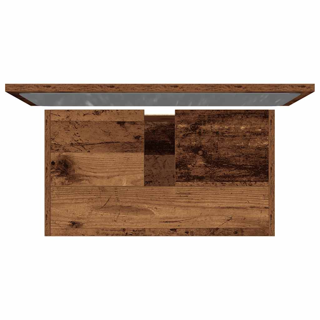 Vintage Style 2-Piece Bathroom Furniture Set, Old Engineered Wood