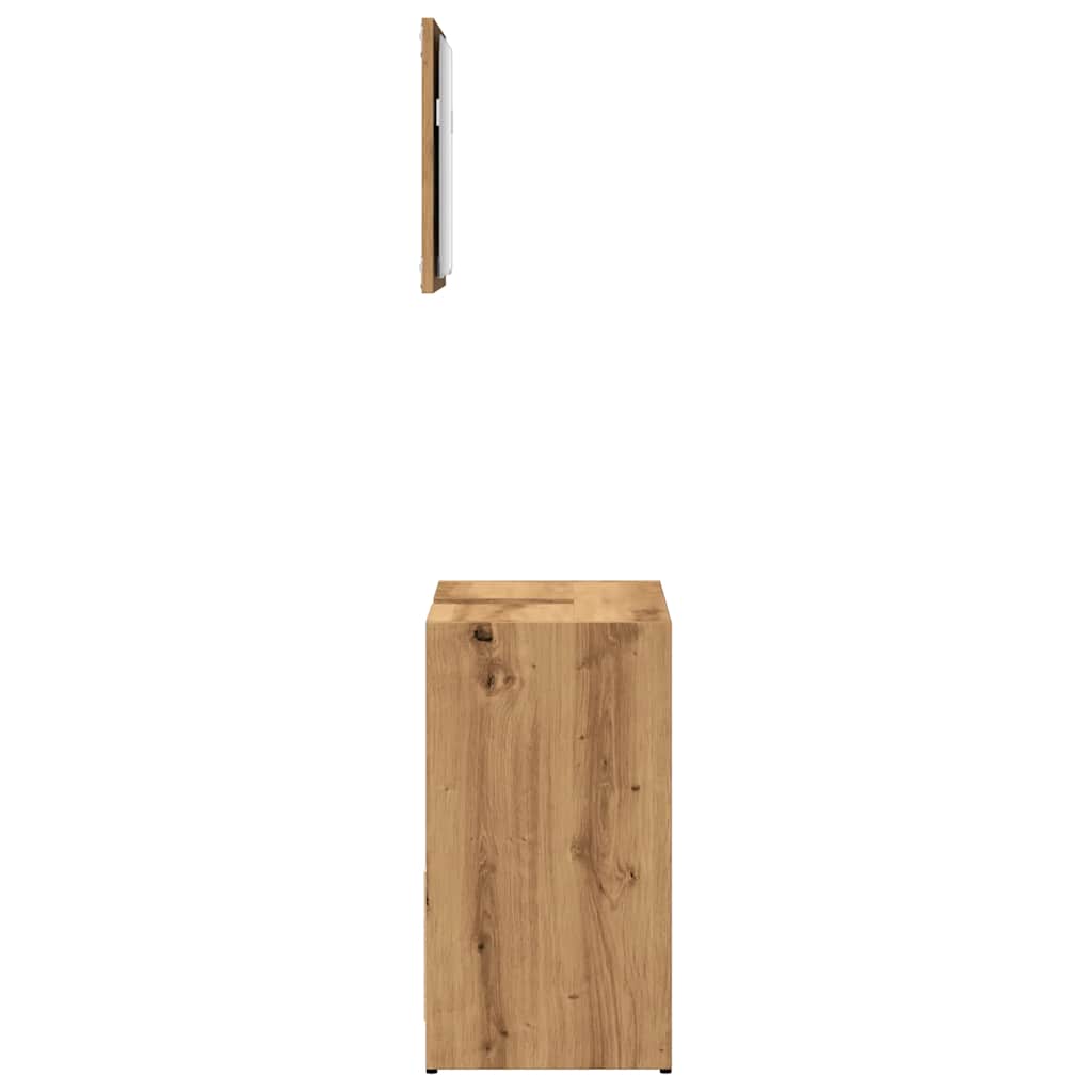 Artisan Oak 2-Piece Bathroom Set - Engineered Wood Elegance