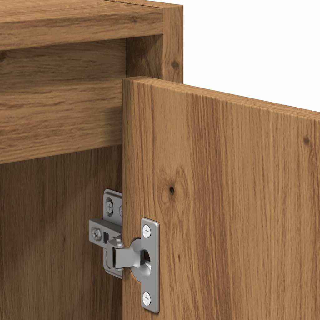 Artisan Oak 2-Piece Bathroom Set - Engineered Wood Elegance