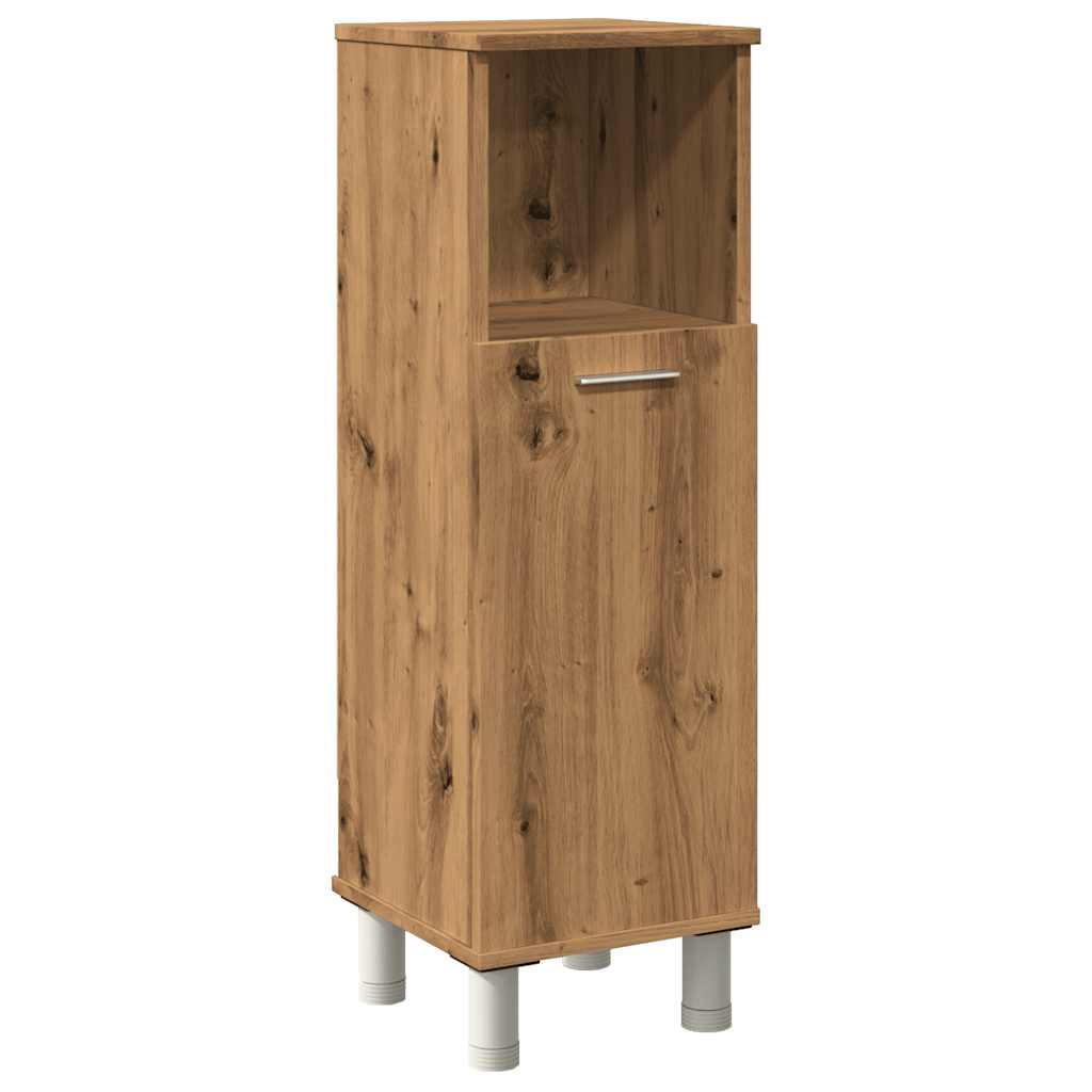 Artisan Oak Bathroom Cabinet 30x30x95 cm - Engineered Wood