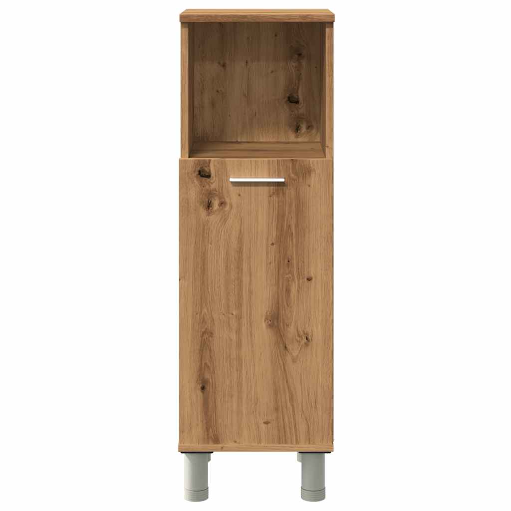 Artisan Oak Bathroom Cabinet 30x30x95 cm - Engineered Wood