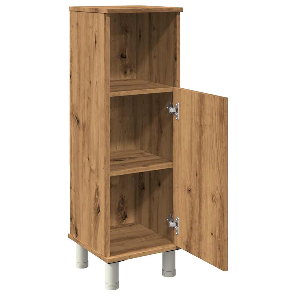 Artisan Oak Bathroom Cabinet 30x30x95 cm - Engineered Wood