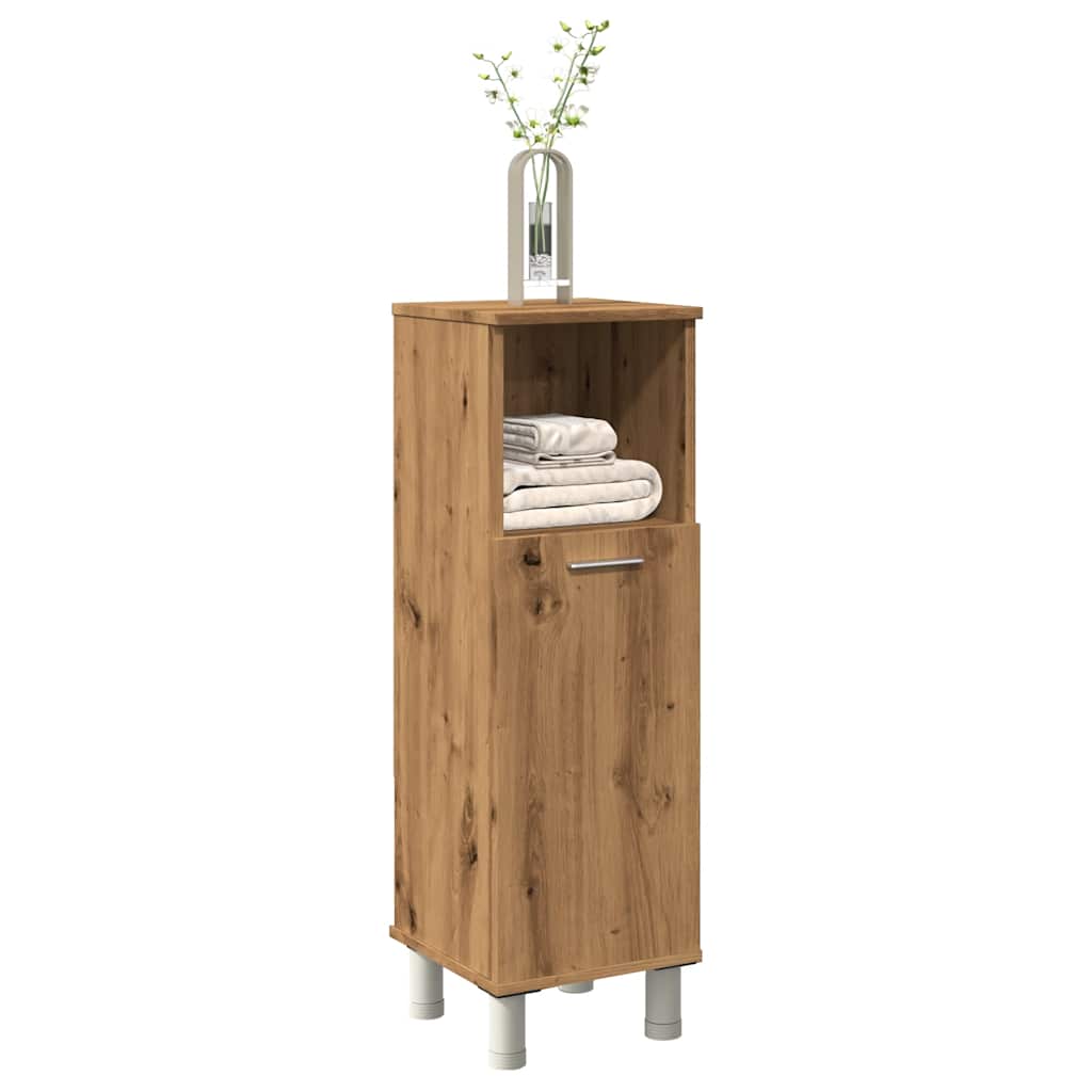 Artisan Oak Bathroom Cabinet 30x30x95 cm - Engineered Wood