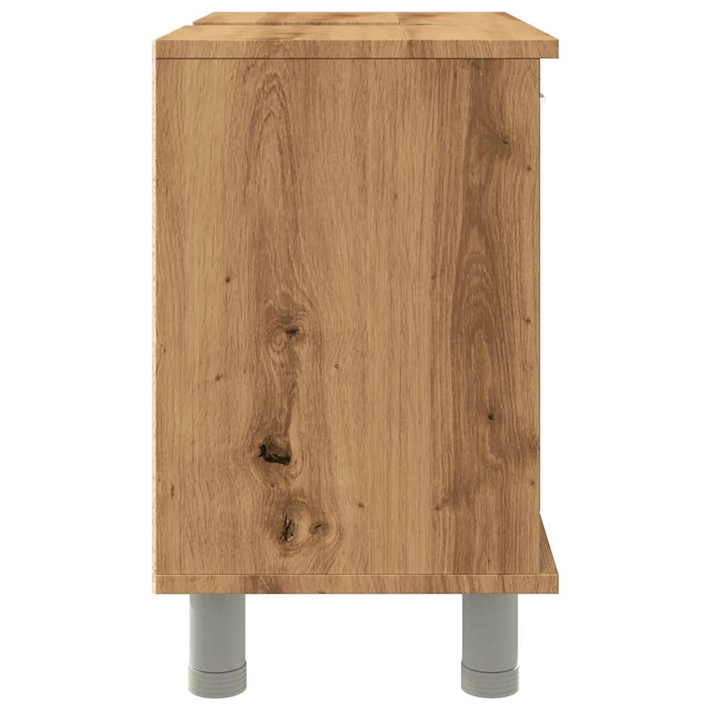 Artisan Oak Bathroom Cabinet, 60x32x53.5 cm, Engineered Wood