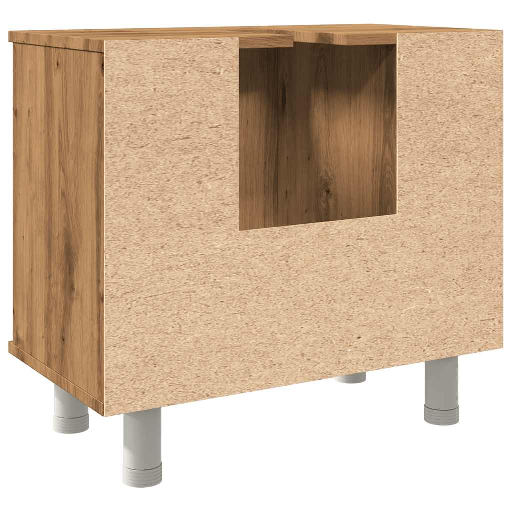 Artisan Oak Bathroom Cabinet, 60x32x53.5 cm, Engineered Wood