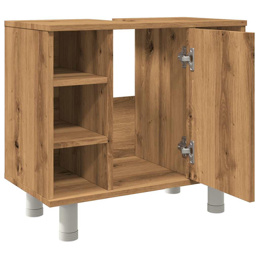 Artisan Oak Bathroom Cabinet, 60x32x53.5 cm, Engineered Wood