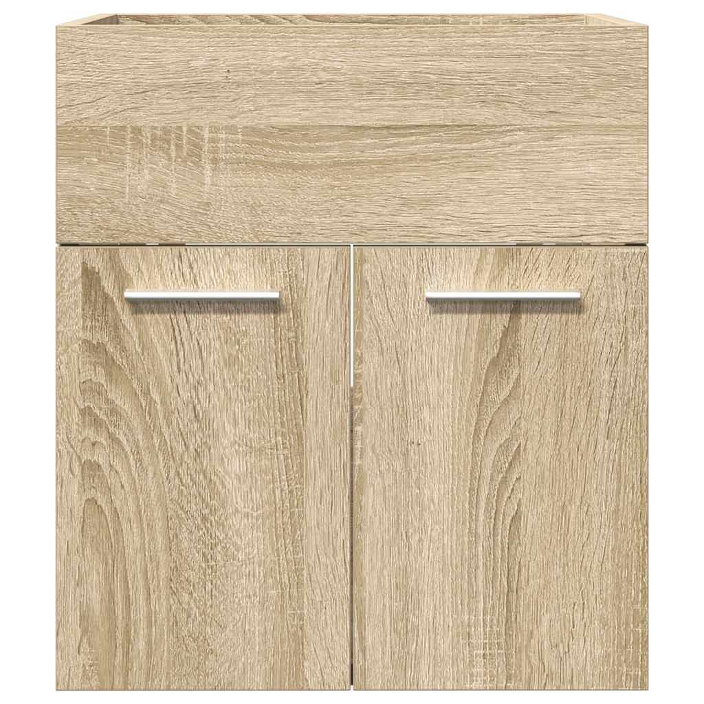 Sonoma Oak Bathroom Sink Cabinet, 41x38.5x46 cm, Engineered Wood