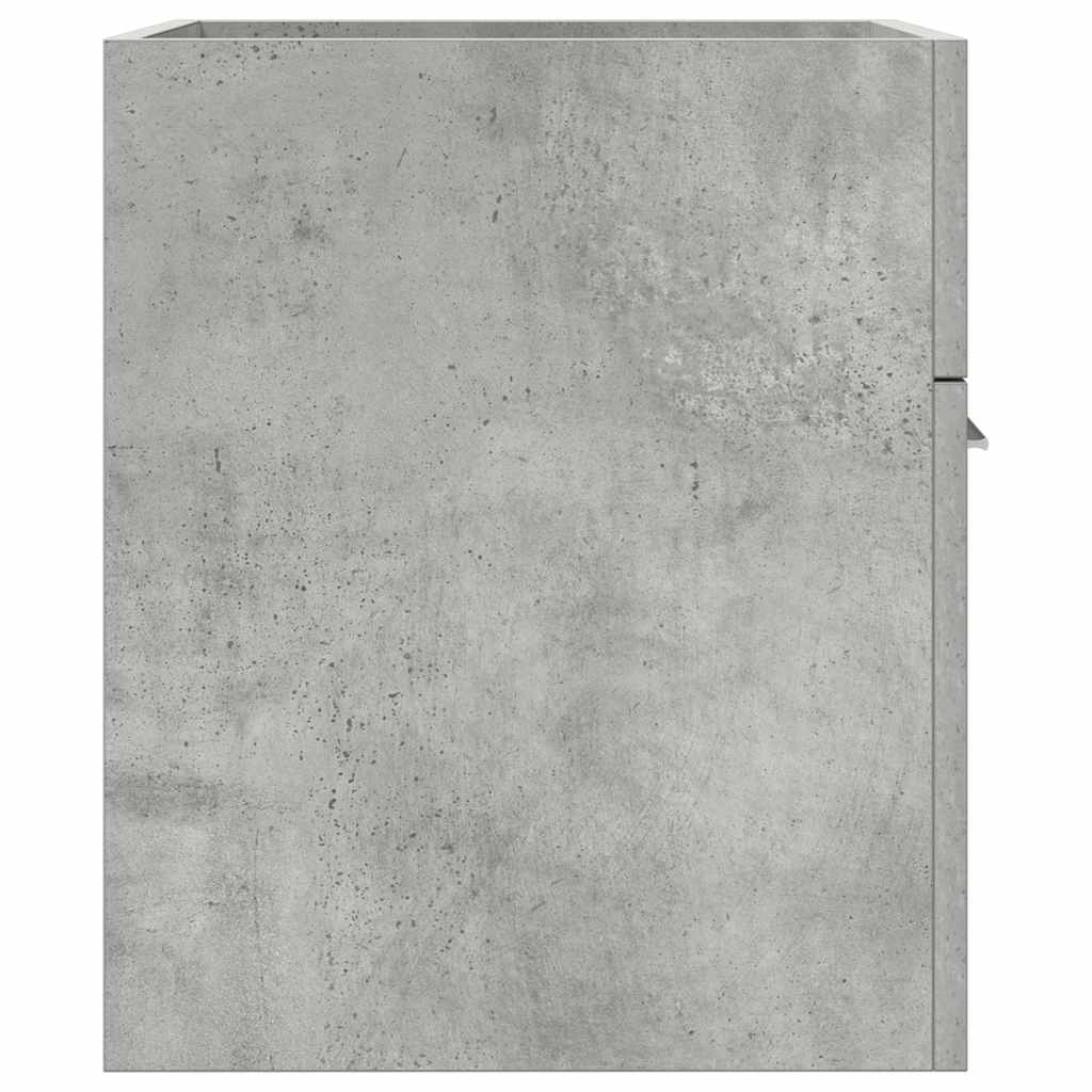 Elegant Concrete Grey Bathroom Sink Cabinet - Engineered Wood 41x38.5x46 cm