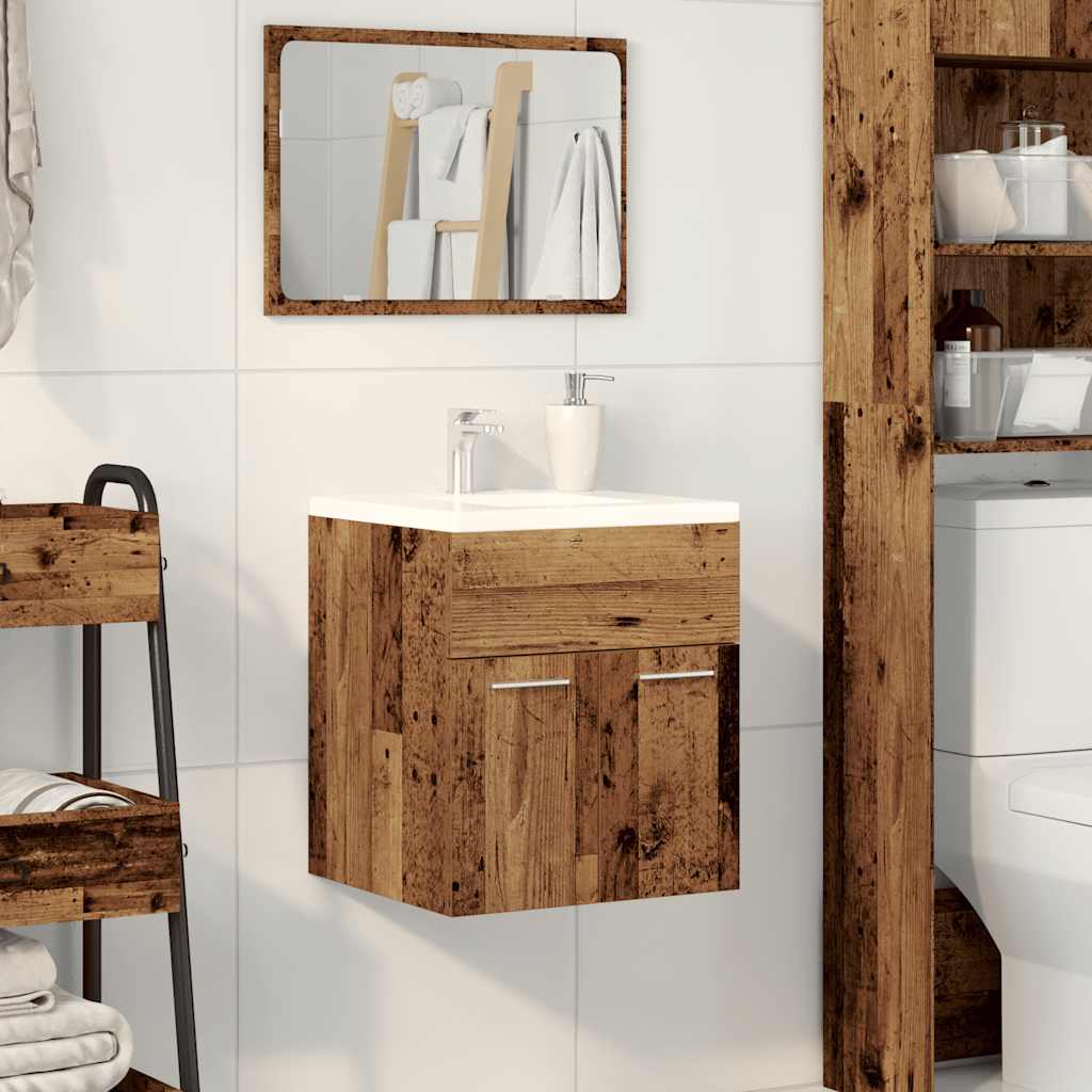 Vintage-Style Engineered Wood Bathroom Sink Cabinet, 41x38.5x46 cm