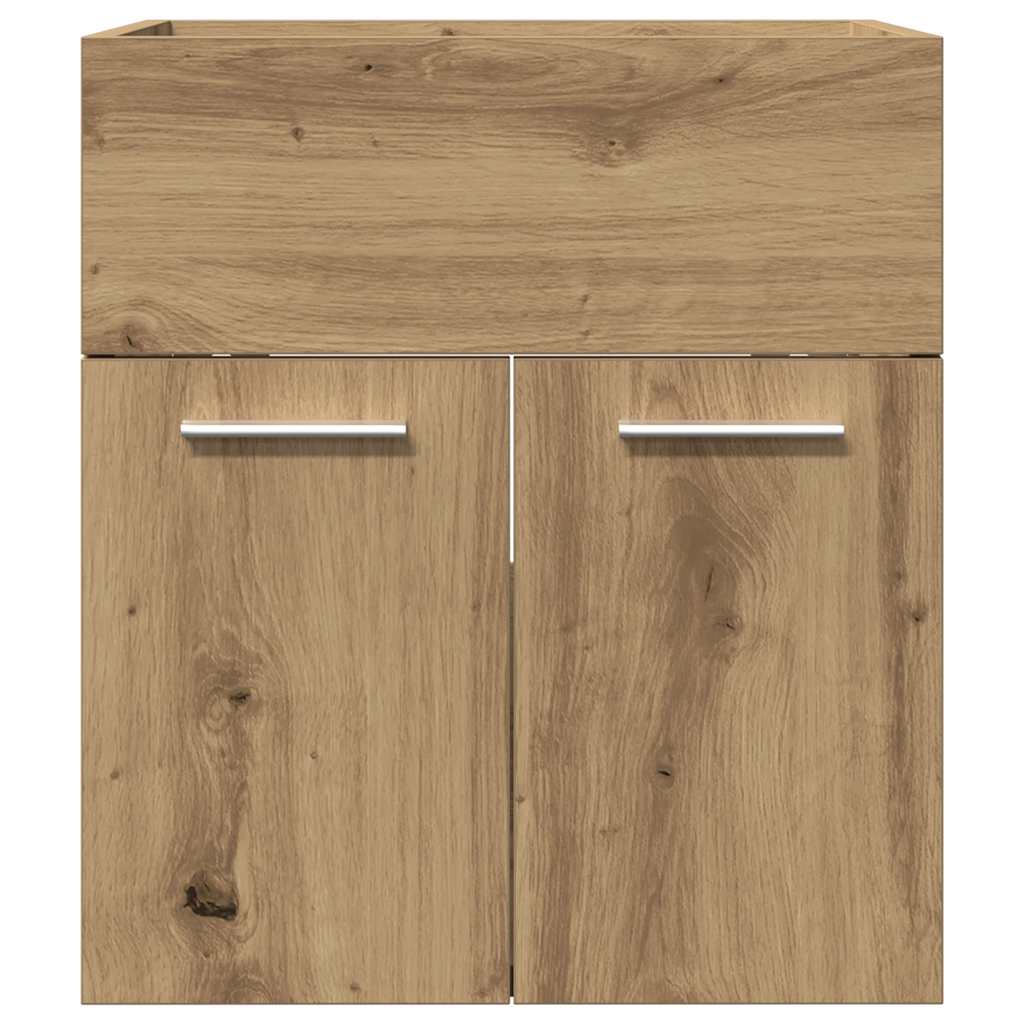 Artisan Oak Bathroom Sink Cabinet, 41x38.5x46cm, Engineered Wood