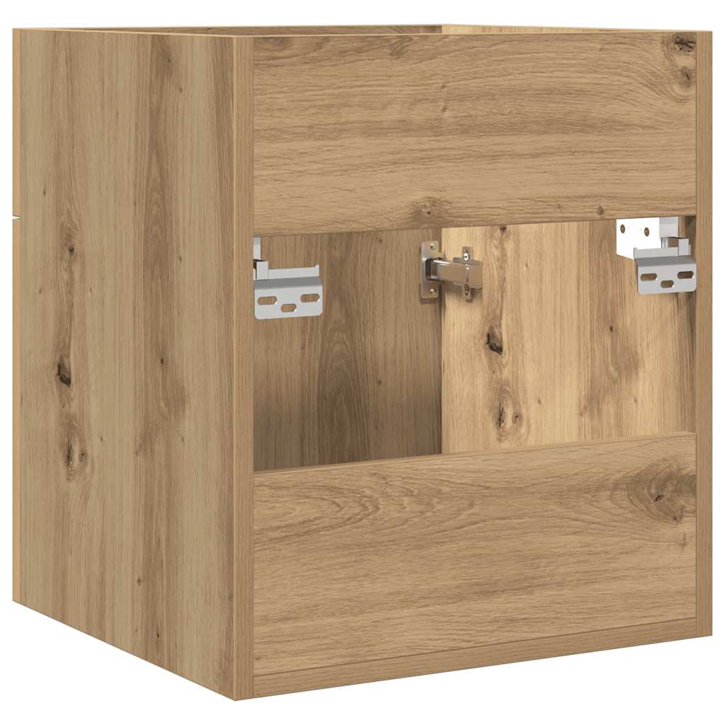 Artisan Oak Bathroom Sink Cabinet, 41x38.5x46cm, Engineered Wood