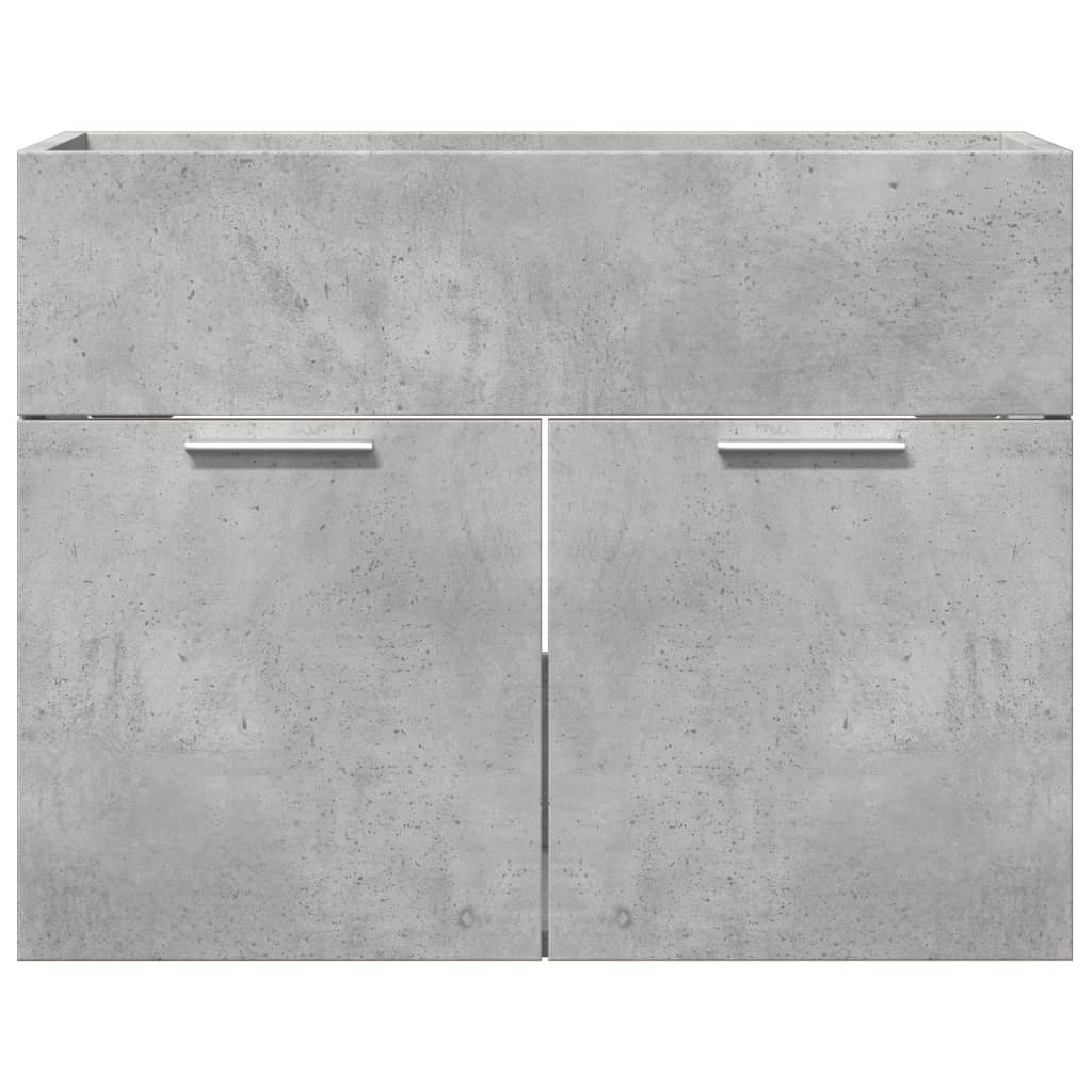 Concrete Grey Engineered Wood Sink Cabinet 60x38.5x46 cm
