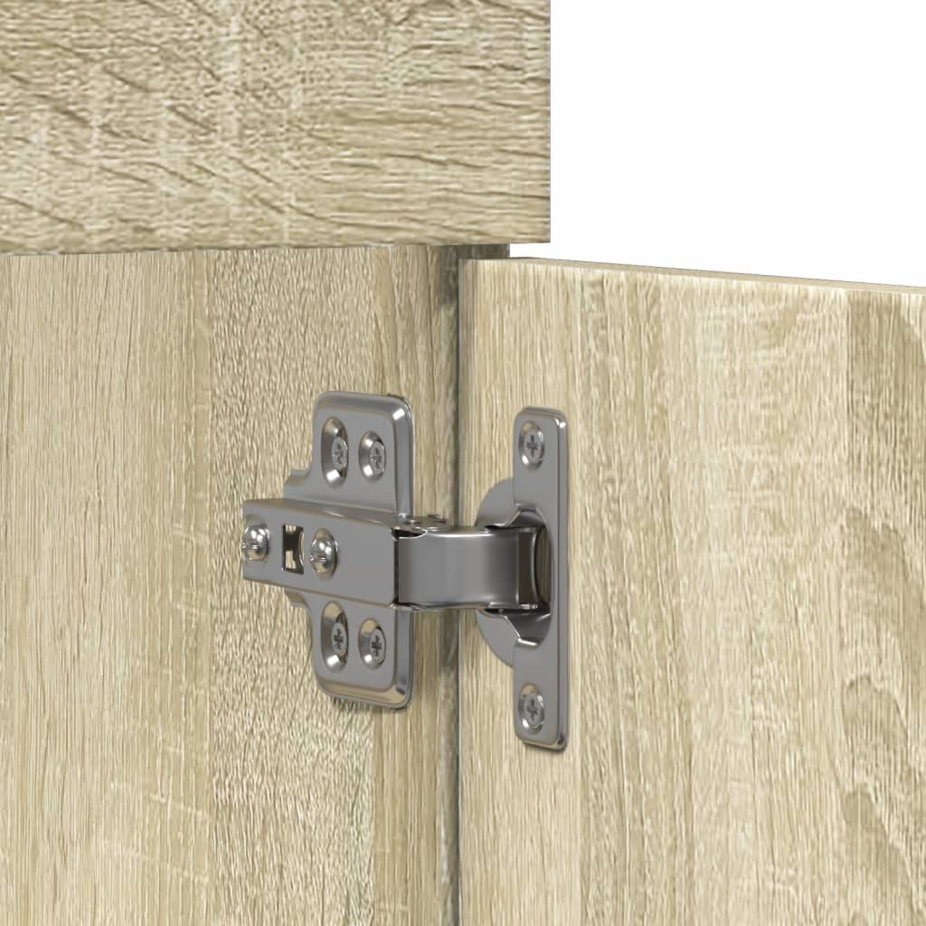 Sonoma Oak Engineered Wood Sink Cabinet 80x38.5x46 cm