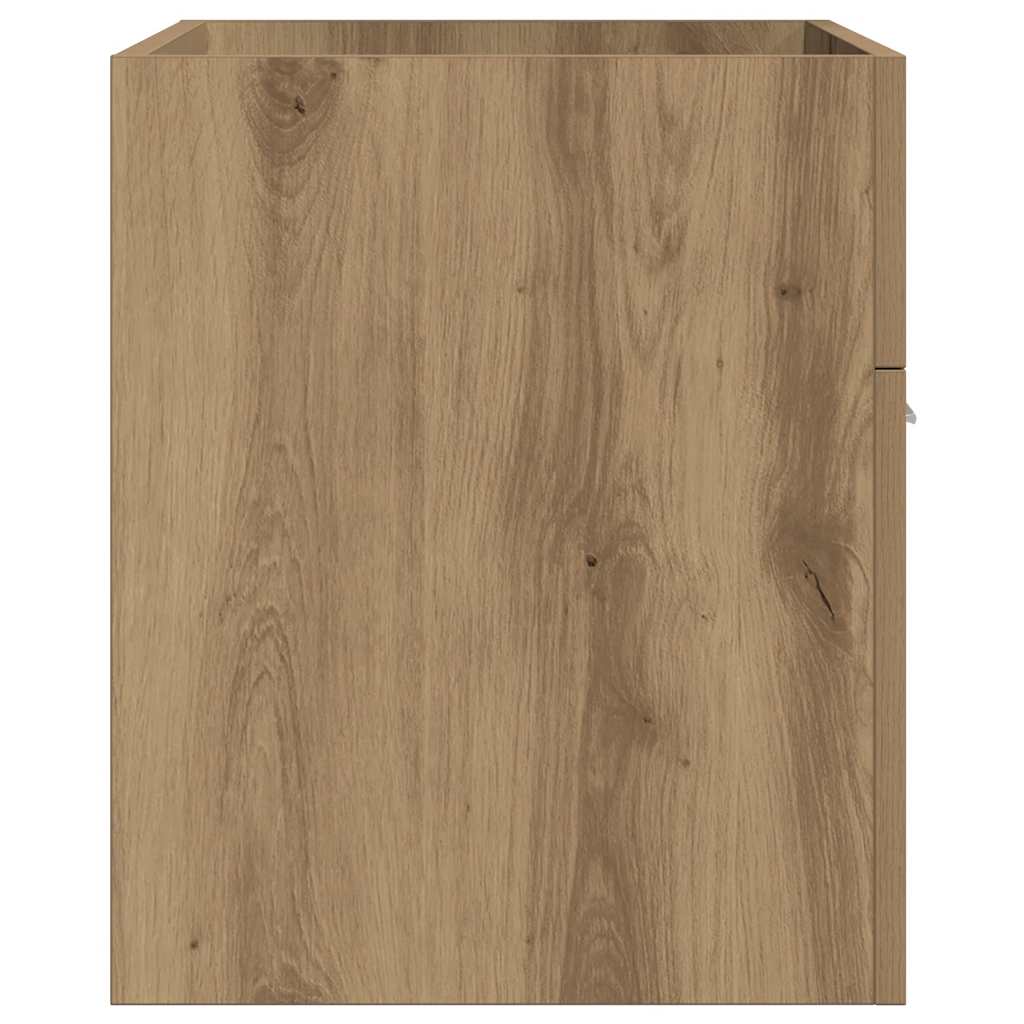 Artisan Oak Bathroom Sink Cabinet 80x38.5x46 cm Engineered Wood