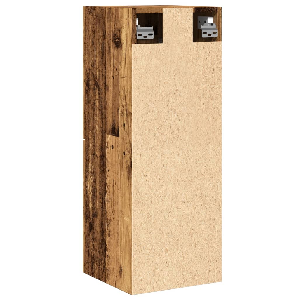Rustic Engineered Wood Bathroom Hanging Cabinet 30x30x80 cm
