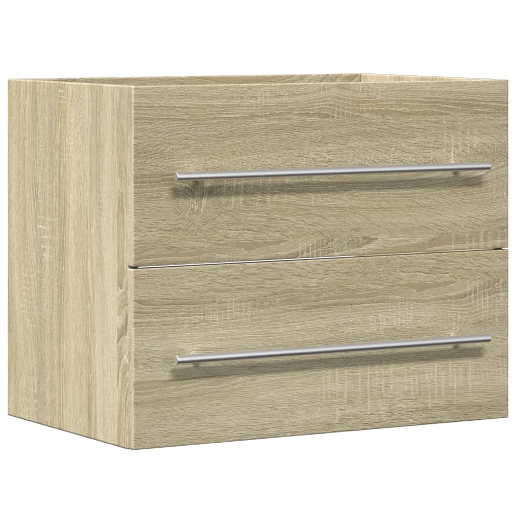 Sonoma Oak Sink Cabinet, 60x38.5x48 cm, Engineered Wood