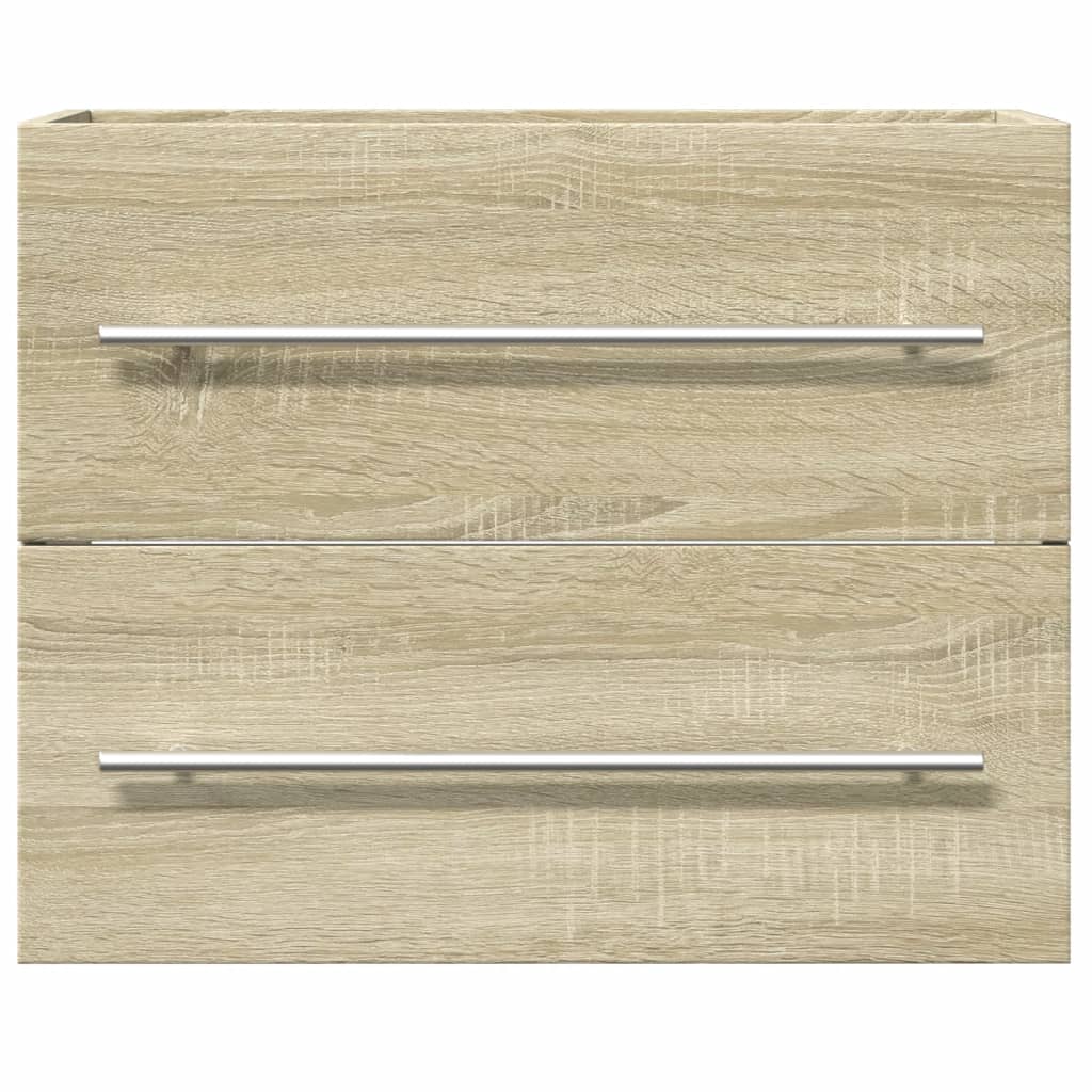Sonoma Oak Sink Cabinet, 60x38.5x48 cm, Engineered Wood
